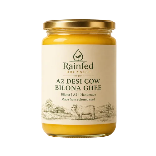 Rainfed Organics A2 Desi Cow Bilona Ghee