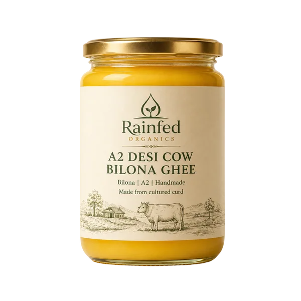 Rainfed Organics A2 Desi Cow Bilona Ghee